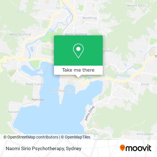 Mapa Naomi Sirio Psychotherapy