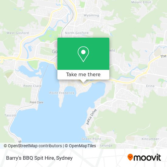 Mapa Barry's BBQ Spit Hire