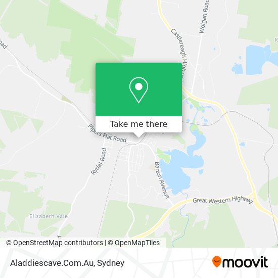 Aladdiescave.Com.Au map