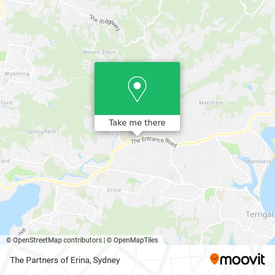 The Partners of Erina map