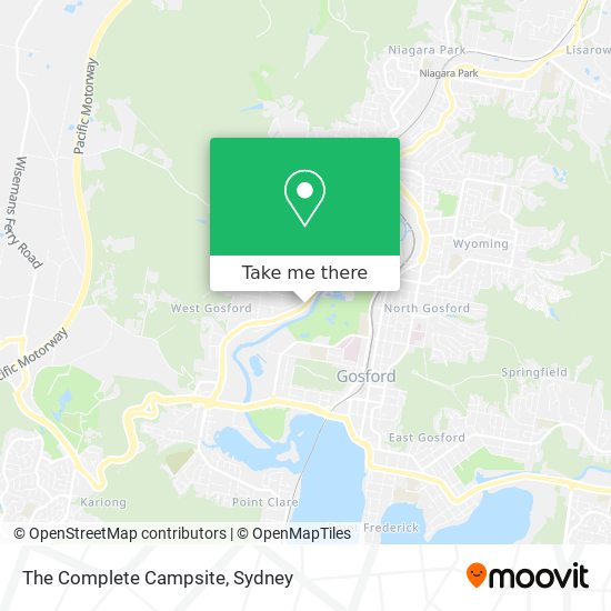 The Complete Campsite map