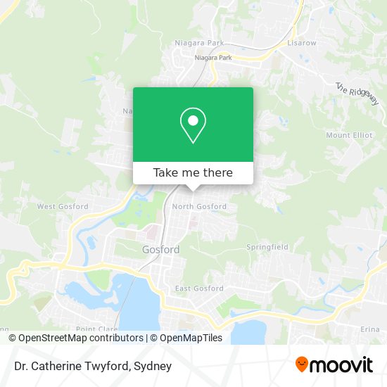 Dr. Catherine Twyford map