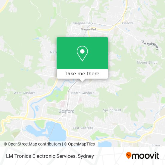 LM Tronics Electronic Services map