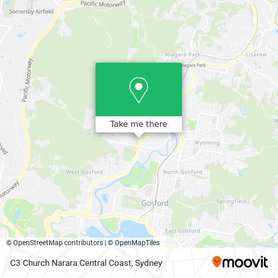 C3 Church Narara Central Coast map