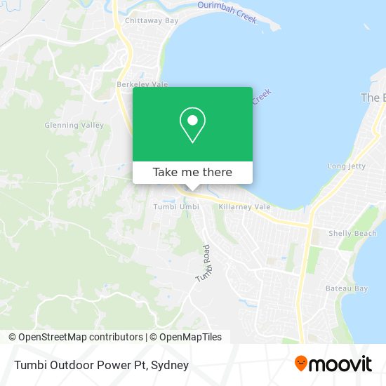Tumbi Outdoor Power Pt map