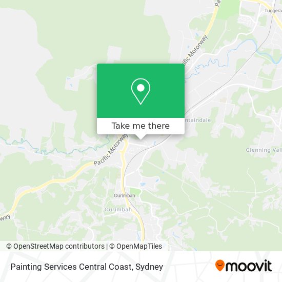 Mapa Painting Services Central Coast