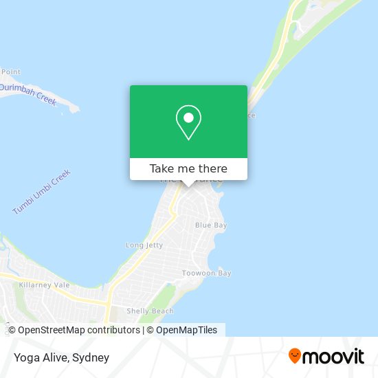 Yoga Alive map