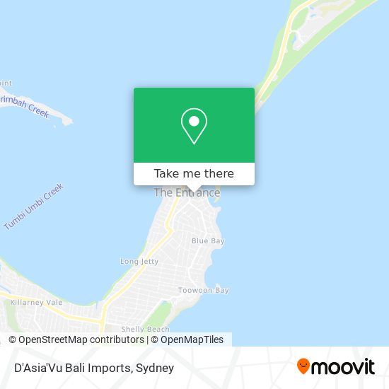 D'Asia'Vu Bali Imports map