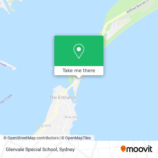 Mapa Glenvale Special School