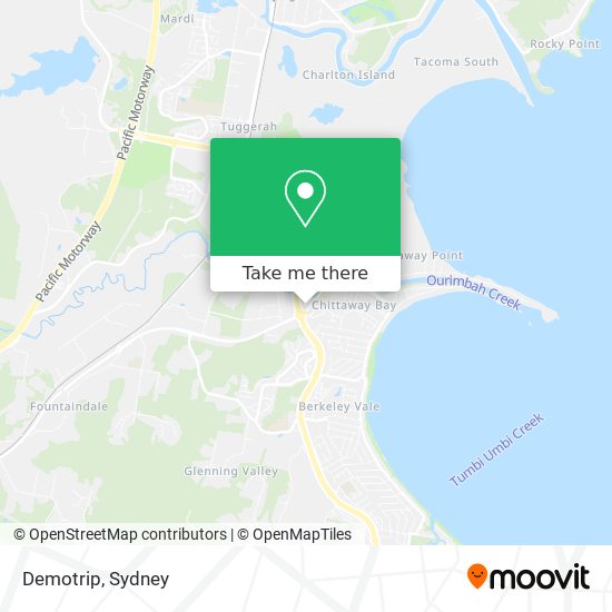 Demotrip map