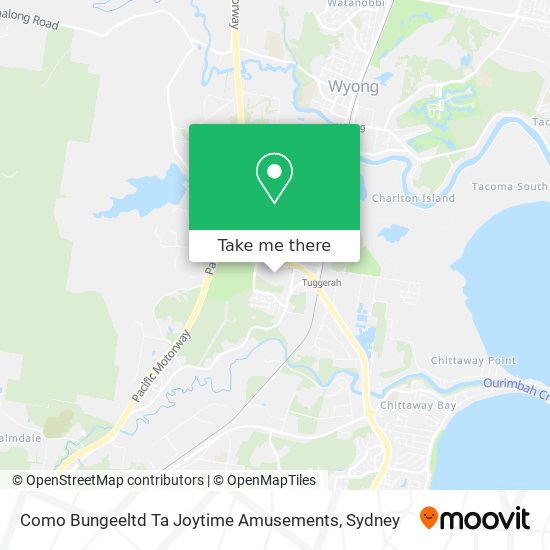 Como Bungeeltd Ta Joytime Amusements map