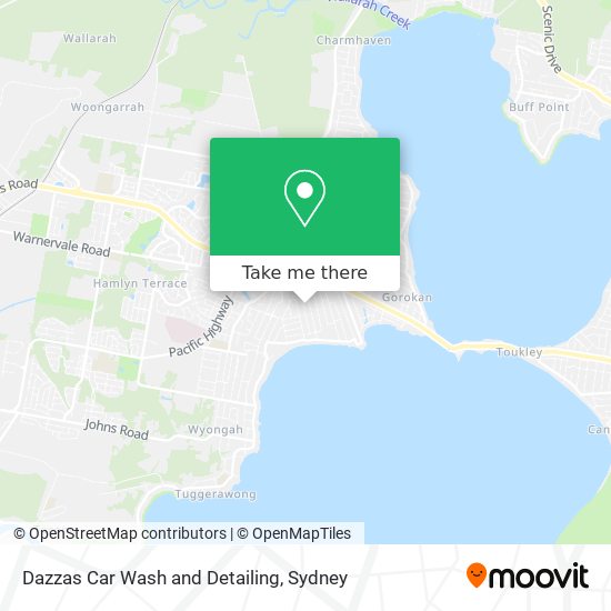 Dazzas Car Wash and Detailing map