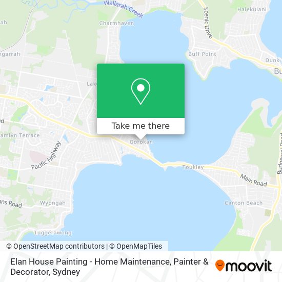 Elan House Painting - Home Maintenance, Painter & Decorator map