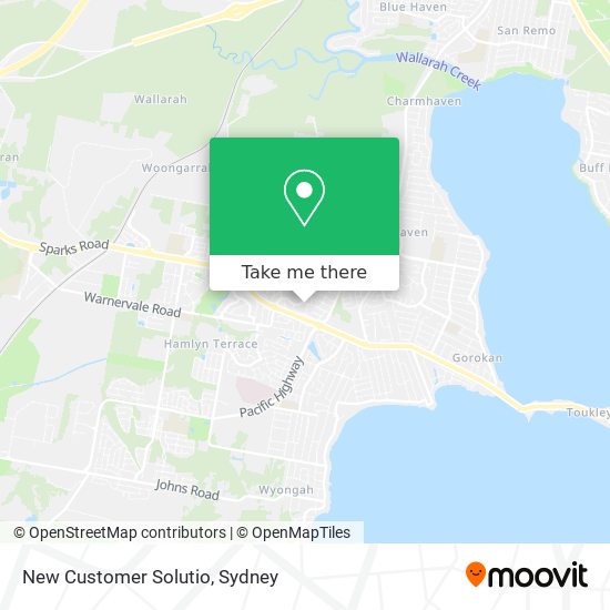 New Customer Solutio map