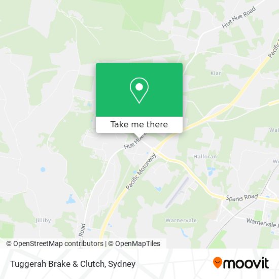 Tuggerah Brake & Clutch map