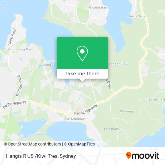 Hangis R US /Kiwi Trea map