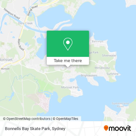 Bonnells Bay Skate Park map