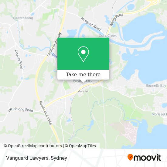 Vanguard Lawyers map