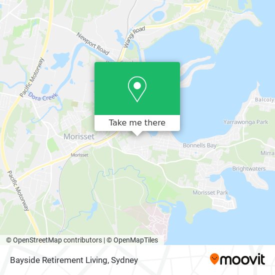 Bayside Retirement Living map