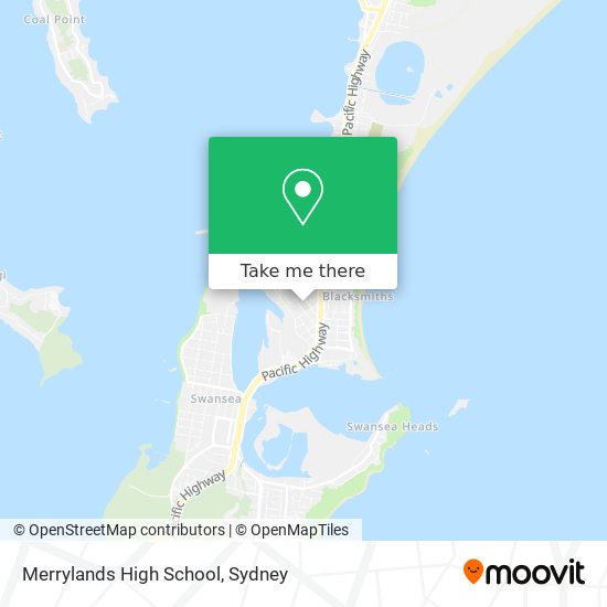 Mapa Merrylands High School