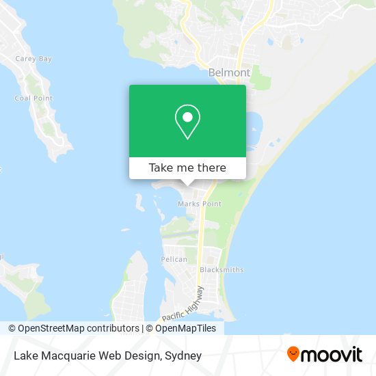 Mapa Lake Macquarie Web Design