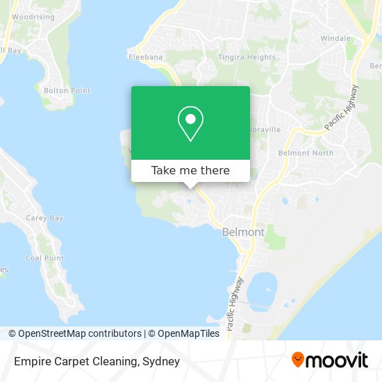 Empire Carpet Cleaning map