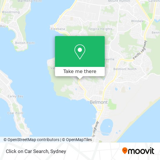 Mapa Click on Car Search