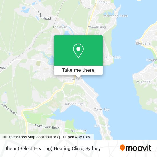 Ihear (Select Hearing) Hearing Clinic map