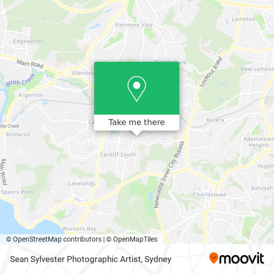 Sean Sylvester Photographic Artist map