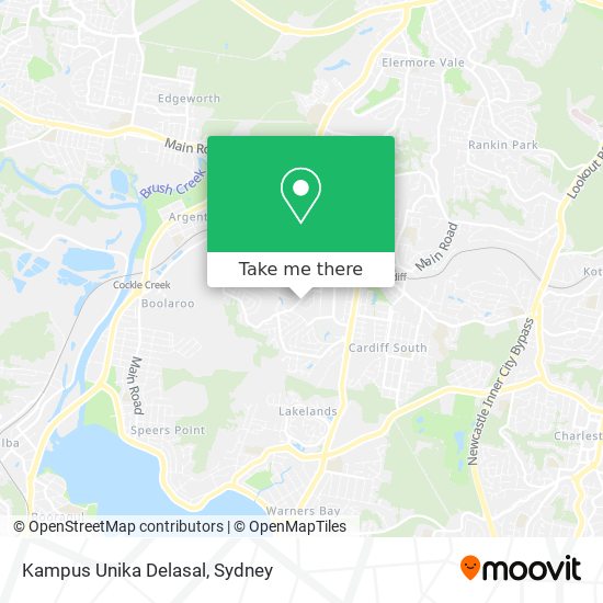 Kampus Unika Delasal map