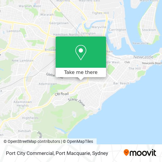 Mapa Port City Commercial, Port Macquarie