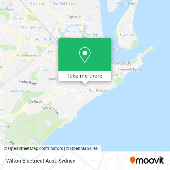 Wilton Electrical-Aust map