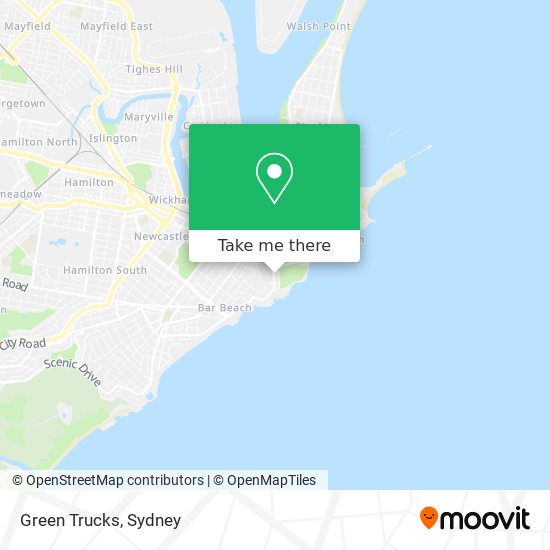 Green Trucks map