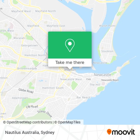 Nautilus Australia map