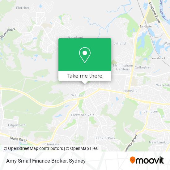 Amy Small Finance Broker map