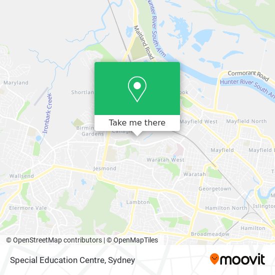 Special Education Centre map