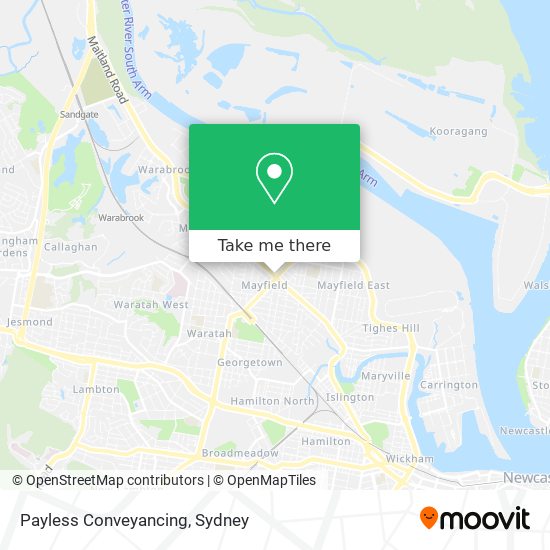 Payless Conveyancing map