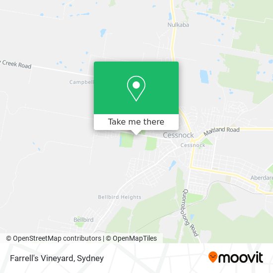 Farrell's Vineyard map