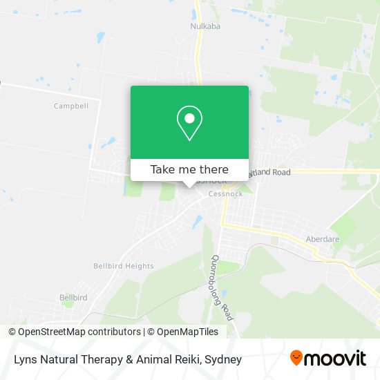 Mapa Lyns Natural Therapy & Animal Reiki