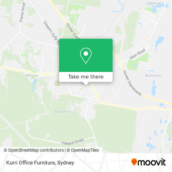 Kurri Office Furniture map