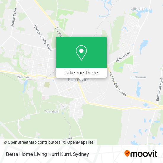 Betta Home Living Kurri Kurri map