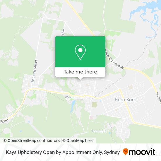 Kays Upholstery Open by Appointment Only map