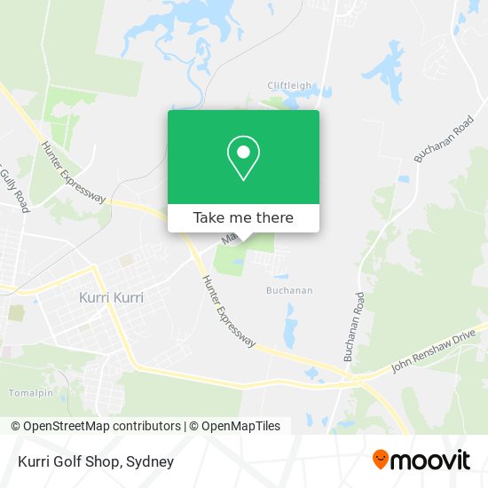 Kurri Golf Shop map