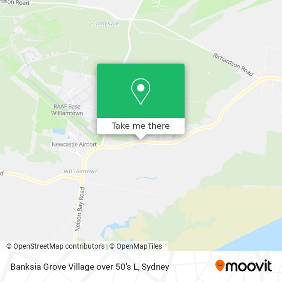 Banksia Grove Village over 50's L map