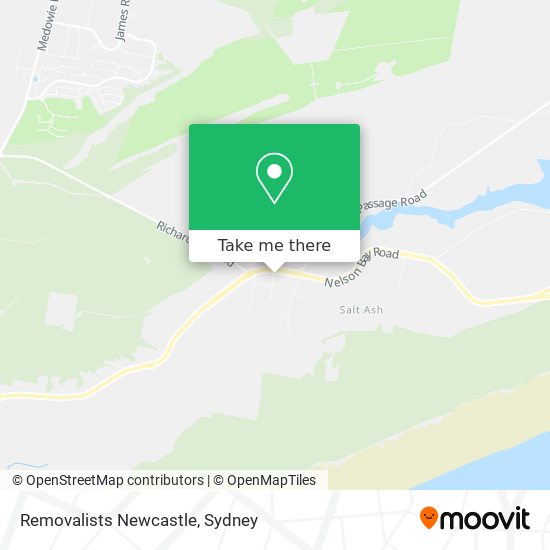 Mapa Removalists Newcastle