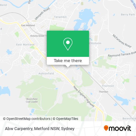 Abw Carpentry, Metford NSW map