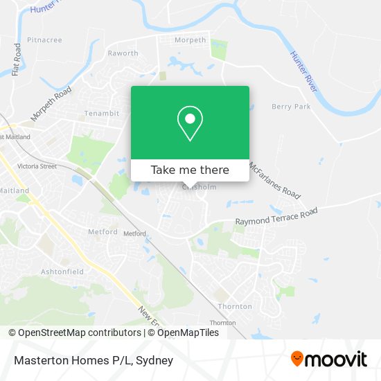 Masterton Homes P/L map