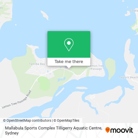 Mallabula Sports Complex Tilligerry Aquatic Centre map