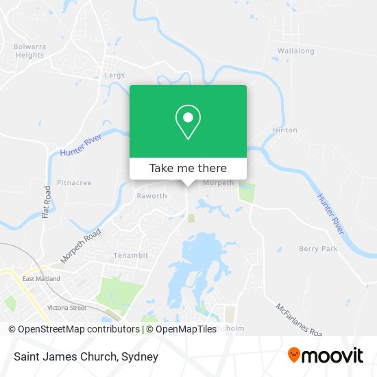 Saint James Church map