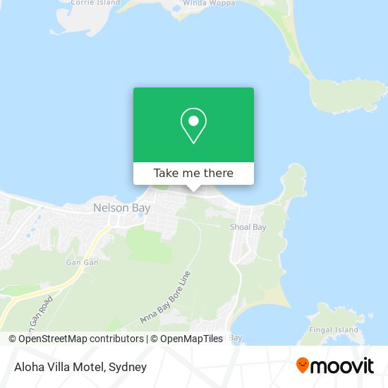 Aloha Villa Motel map